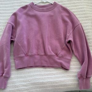 Abercrombie & Fitch Soft Pink Garment Dyed Top